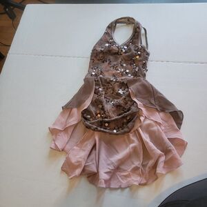 Weissman Girl Sequin Dance Dress Size SC Small 6-6x
